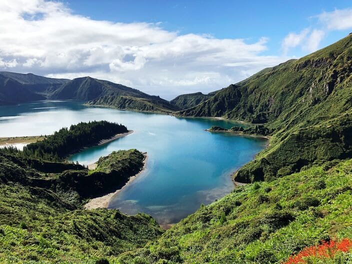 Beautiful Azores point of view