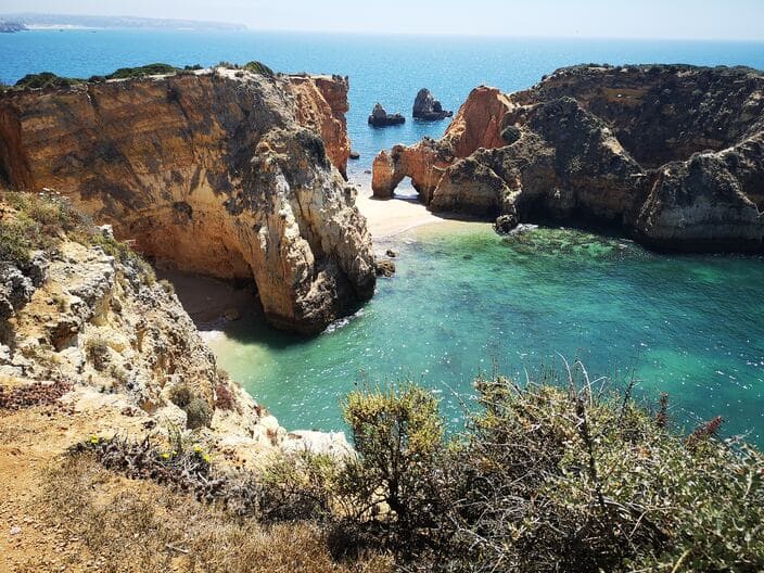 Cliffs in Algarve